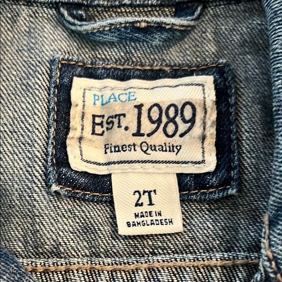 The Children's Place Blue Denim Jacket - Picture 2 of 4